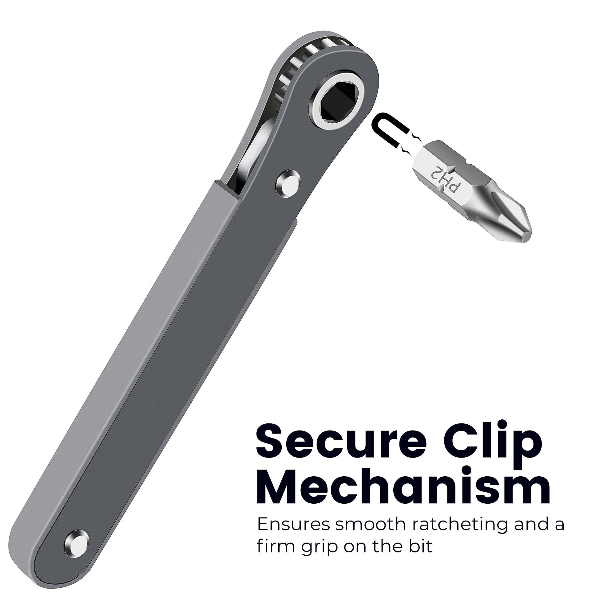 MULWARK 20pc 1/4 Ultra Low Profile Mini Ratchet Wrench Close Quarters Screwdriver Set with High Torque - Right Angle EDC Tool with 90 Degree Mini Offset Reversible Drive Handle & Multi Hex Bits Set