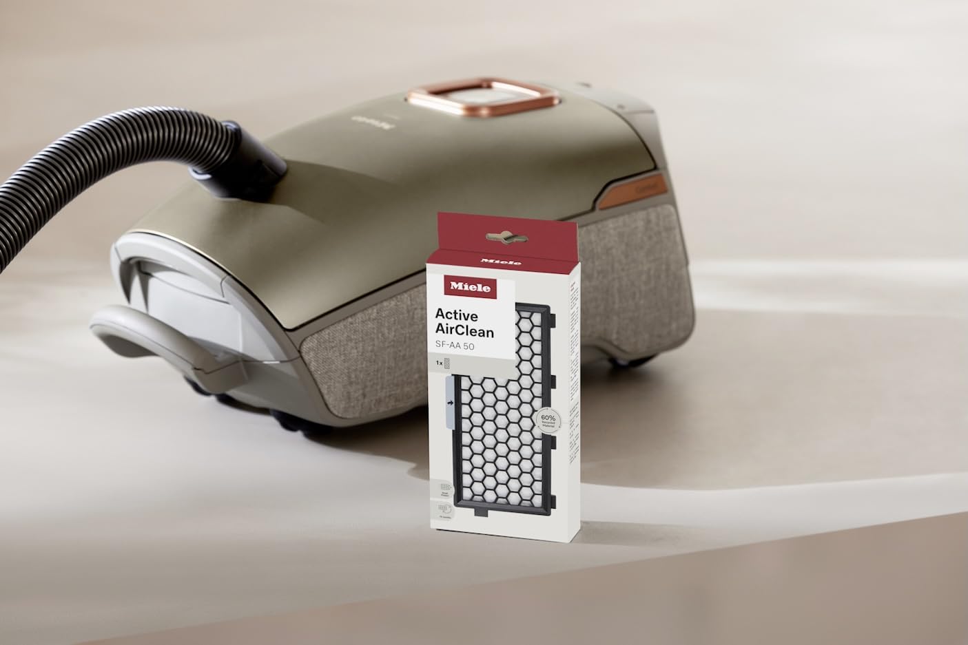 Miele Original Active AirClean Filter SF-AA 50 for Miele Complete C2, Complete C3, Compact C1, and Compact C2 vacuum cleaners