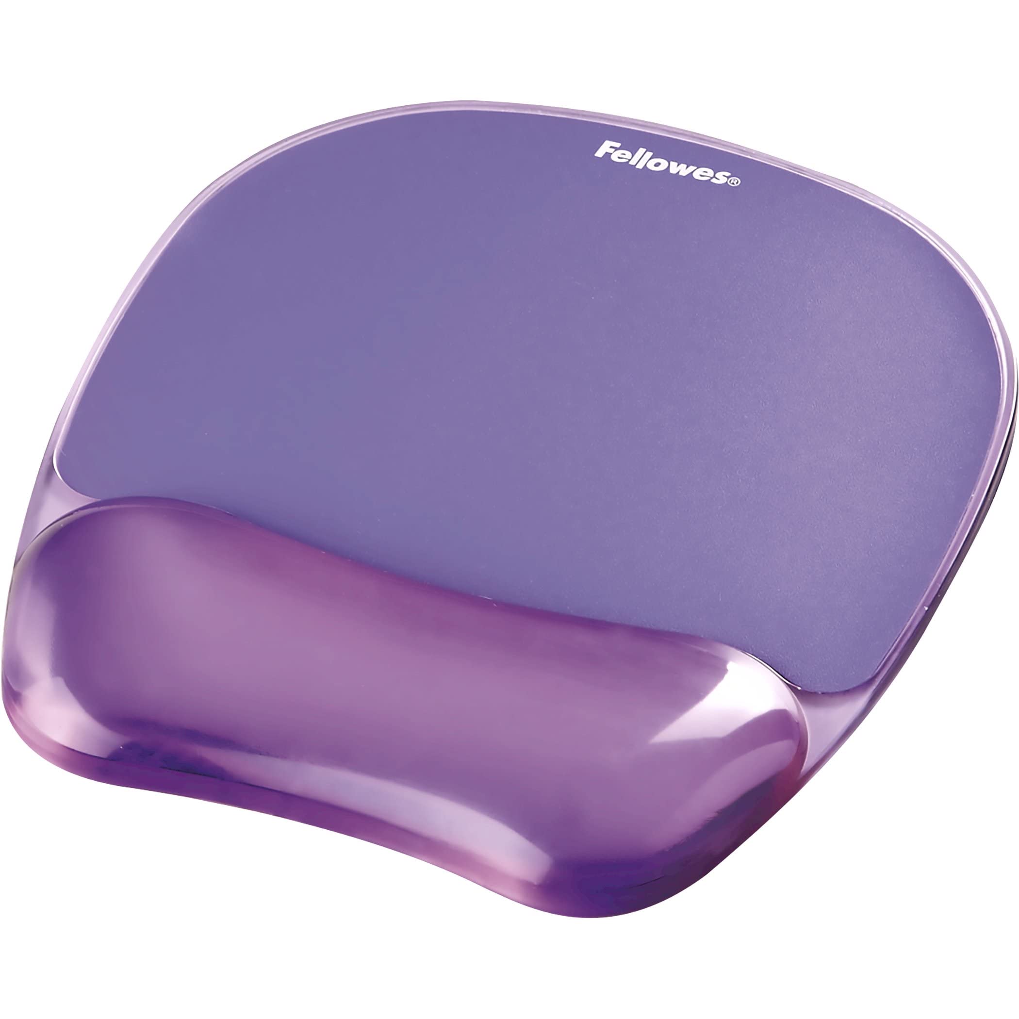 Gel Crystal Transparent Mousepad and Wrist Rest - Purple