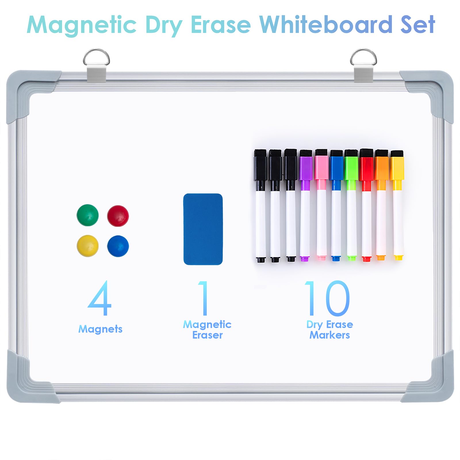 Small Weekly White Board Calendar Dry Erase for Wall, ARCOBIS 12" x 16" Magnetic Calendar Whiteboard, Hanging Double-Sided Board for Planning, Memo, to Do List, Drawing, School, Home, Office