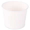 Paper Ice Cream Cups - 100-Count - 12 oz Disposable Dessert Bowls for Hot or Cold Food, 12-Ounce Party Supplies Treat Cups for Sundae, Frozen Yogurt, Soup, White