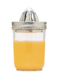 Jarware Citrus Juicer Lid for Wide Mouth Mason Jars, Stainless Steel