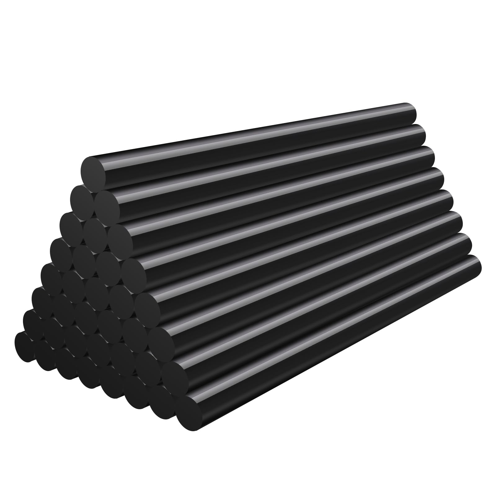 ENPOINT Black Hot Glue Sticks Full Size, 8" Long x 0.43" Dia Hot Melt Glue Sticks Bulk, Adhesive for Crafting DIY Art School Gluing Project Repair Sealing, 36 Pack