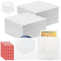 Tebery 100 Pack Foam Wrap Pouches, 12'' x 12'' Dish Packing Foam Sheets with Fragile Label, Plate Packing Sleeves for Cups, Glasses, Furniture, Reusable Cushion Wrap Sheets Supplies for Moving