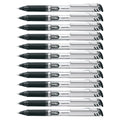Pentel EnerGel Liquid Gel Rollerball Pen with Cap to Protect Pockets, Everyday Writing, Office Supplies, School Supplies, 0.7mm Medium Point, Black Ink, BL17-A, Box of 12