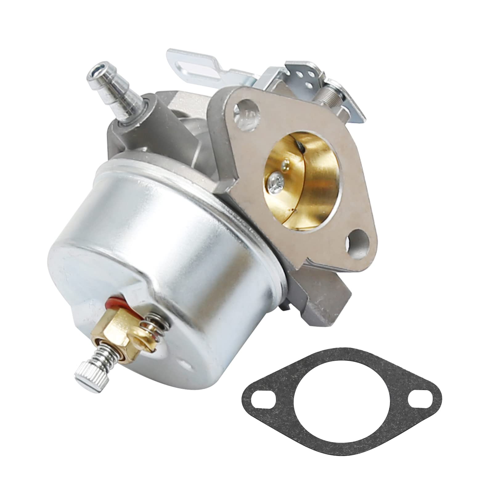 Anxingo Adjustable Carburetor for Tecumseh 8HP 9HP 10HP Snowblower Part# 640349 640052 640054 640058 640058A Carb with Gasket