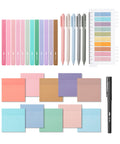 Mr. Pen- Aesthetic Book Annotation Kit, 38 pcs, Aesthetic Highlighters and Gel Pens, Transparent Sticky Notes, Transparent Sticky Tabs for Books, No Bleed Highlighters for Bible Pages No Bleed