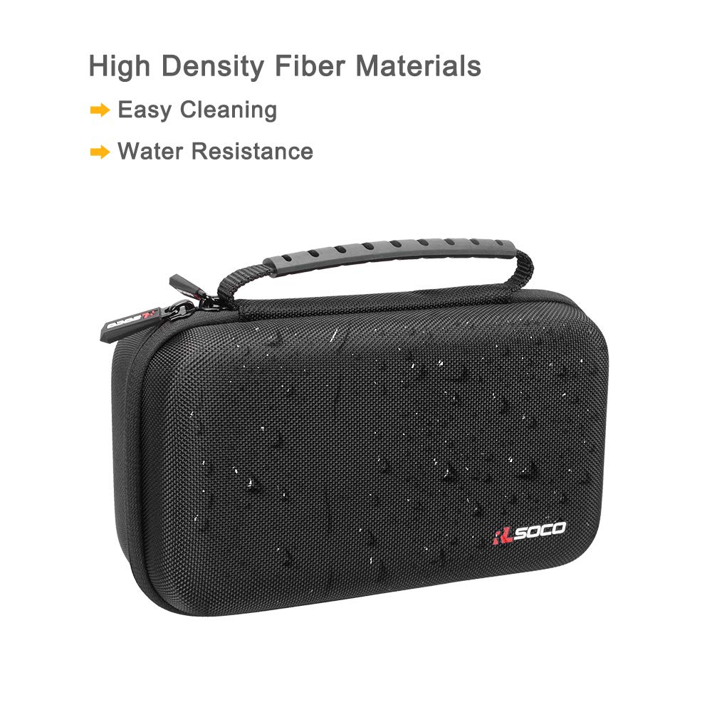 RLSOCO Hard Case for Fluke 115/117/114/17B+/233/179/15B+/116/177/18B+/113/77-IV & Fluke 101/106/107 Digital Multimeter, Fluke Multimeter Case with DIY Foam, Fits More Models - Red YKK Zip