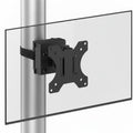 CondoMounts ZeboZap ZZTVS2011 Universal VESA Pole Mount with Removable 75mm and 100mm VESA Plate | Strap-On No-Drill Pole Bracket | Fits up to 32 Inch TVs & Monitors