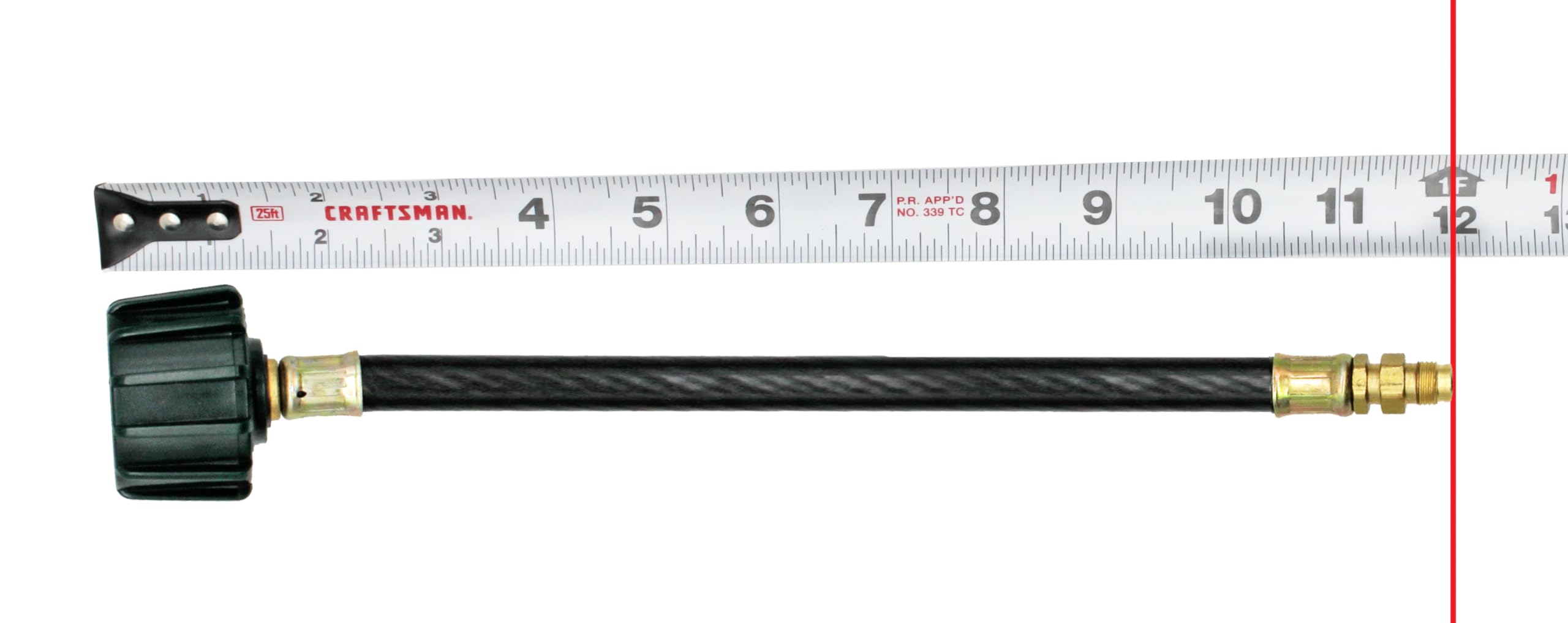 Flame King (100575-12) 12" RV Pigtail Propane Hose Connector