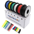 Fermerry 20AWG Stranded Wire Silicone Tinned Copper Wire 20 Gauge Electronic Hook up Electrical Wire 6 Colors 10Ft Each Automotive Wire (10 FT 6 Colors Each, 20AWG)