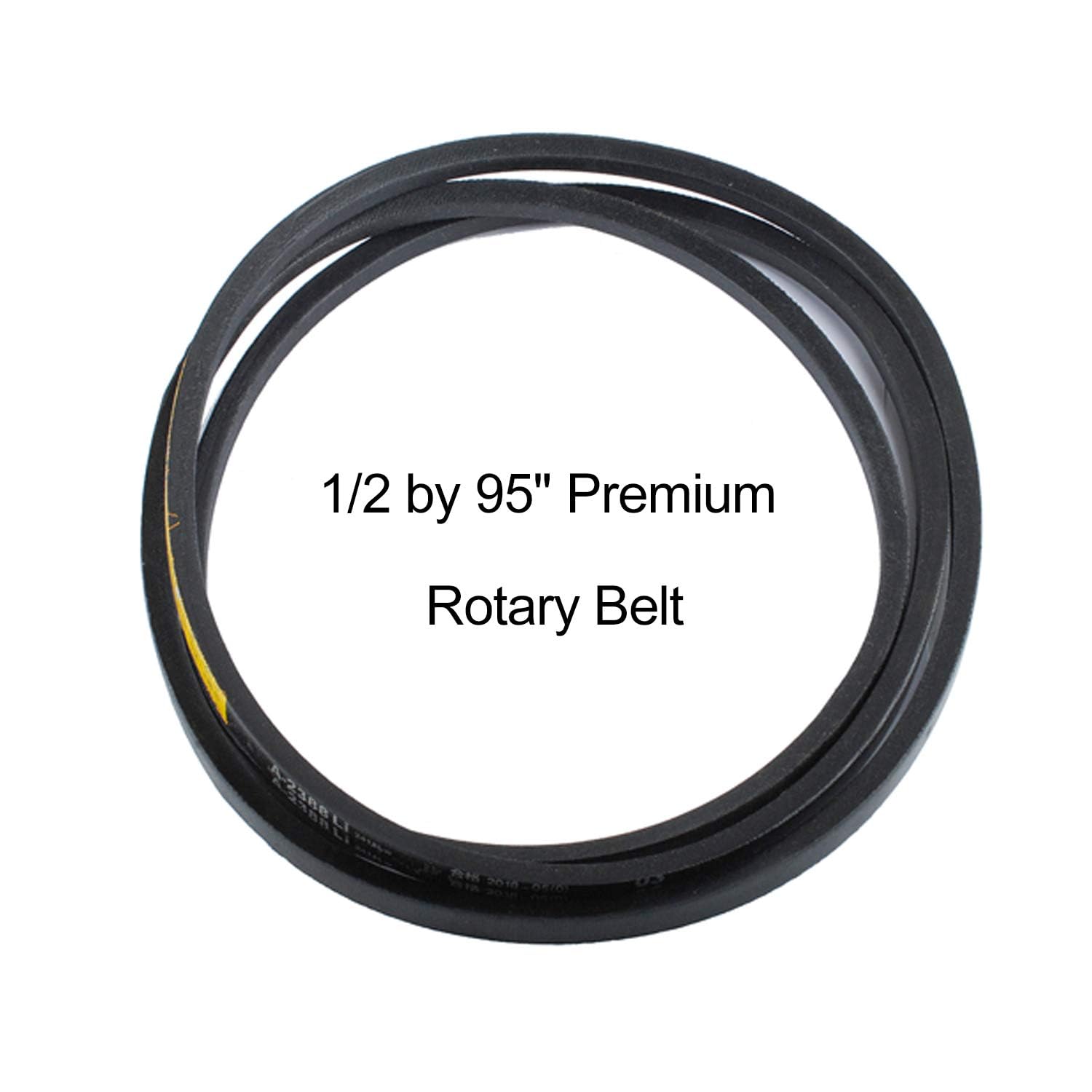 Premium Belt 144959, 138255, 130801 Compatible with Craftsman Sears Roper Poulan Pro，1/2'' X 95'' Premium Belt Lawn Mower Parts,Fit for Craftsman LT1000 LT2000 LT3000 42'' Lawn Mower
