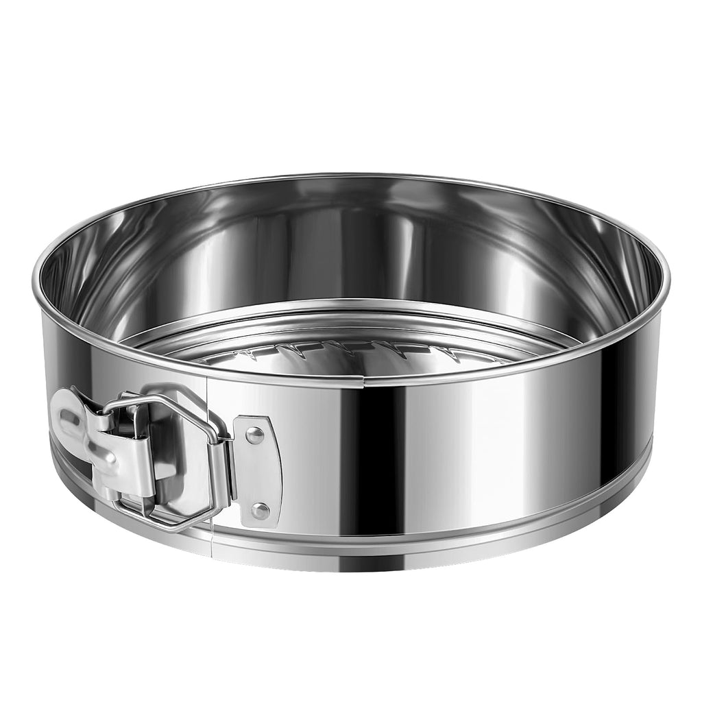 E-Gtong 9 Inch Springform Cake Pan, Stainless Steel Springform Pans, Leakproof & Nonstick Cheesecake Pan with Removable Bottom, Round Spring Form Cake Pan for Baking
