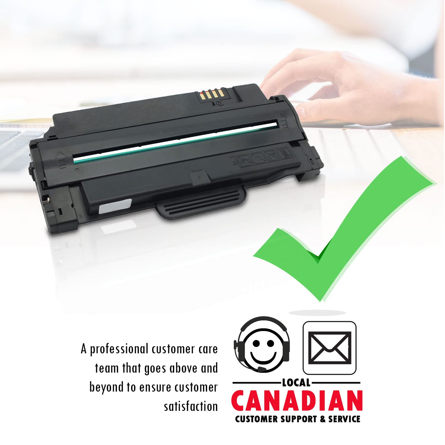 Inkfirst Compatible High Yield Toner Cartridge Compatible with Samsung MLT-D105L (MLTD105L) ML-1910 SCX-4600 SF-650 Black SF-650P ML-1915 ML-2525 ML-2525W ML-2580N SCX-4600 SCX-4623F SCX-4623FN