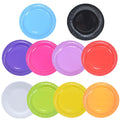 7 Inch Paper Plates, Esforzarse 100 Pcs Round Plates, DIY Colourful Paper Plates, Ultra Paper Plates for Everyday Use, Plates for Birthday, Wedding, Holiday, Party Dinner and Daily Use(10 Colours)