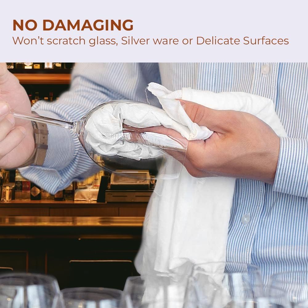Avalon Kitchen Flour Sack Dish Towels (Value Pack of 15) – 28x28 inches – Made from 100% Ring-Spun Cotton – Lint Free with High Absorbency, Durability. Tea, Table, Cleaning, Drying - Multipurpose use