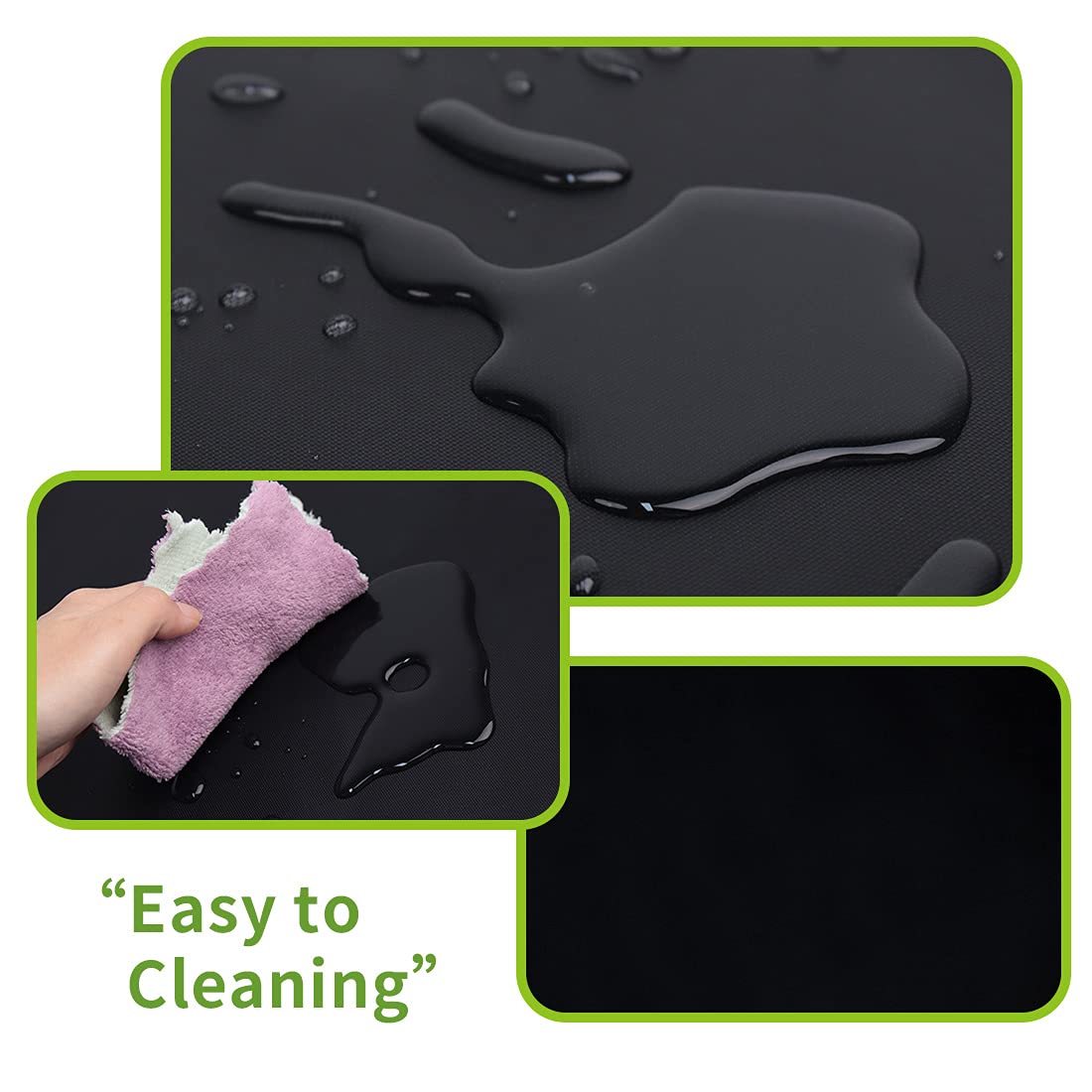 BBQ Grill Mat Set of (6+1) - Non Stick Oven Liner Teflon Cooking Mats - Perfect for Baking on Gas, Charcoal, Oven and Electric Grills - Reusable, Durable, Heat Resistant Barbecue Sheets for Grilling