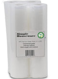 4 Pack - SimpleHouseware 11" x 25 Feet Vacuum Sealer Rolls Bags (total 100 feet)