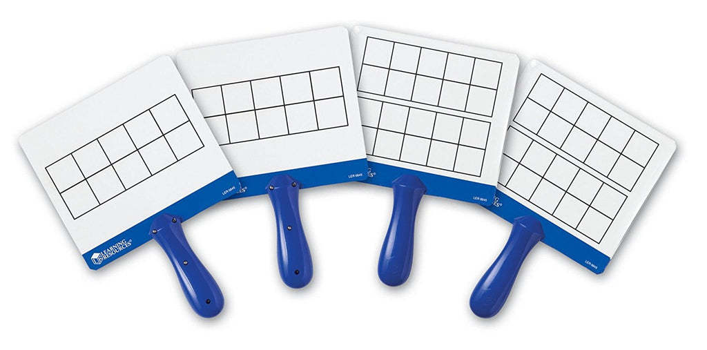 Learning Resources Magnetic Ten Frame Boards - 6 1/4" x 7" (boards), Multi (LER6645)