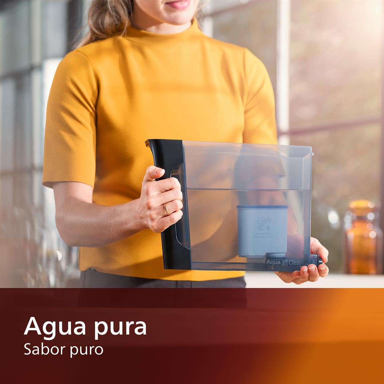 Philips AquaClean Original Calc and Water Filter, No Descaling up to 5,000 cups, Reduces Formation of Limescale, 1 AquaClean Filter, (CA6903/10)