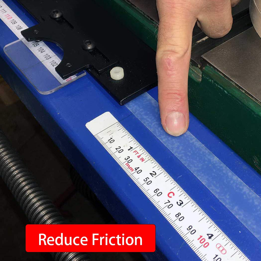 APT 0.012" Thick Low Friction UHMW Tape, Extra Durable Ultra-high Molecular Weight Polyethylene, Surface Protection, Noise Reduction. Ideal for Rails, Drawers and Lining (1" x 5Yds)