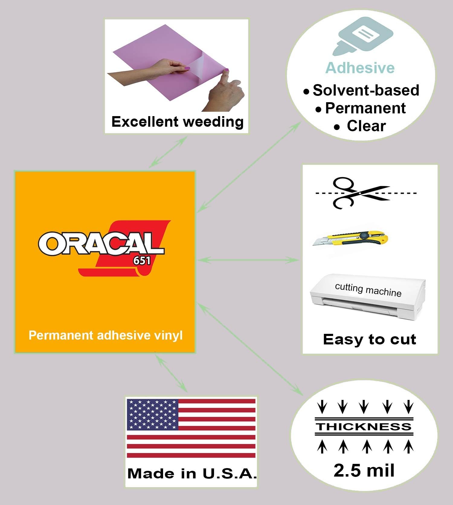 Oracal 651 Gloss Permanent Adhesive Craft Vinyl (12Inch x 10ft) for DIY Decal Bumper Sticker Wall Window Decor Mugs Using Vinyl Cutter-Bonus MapleLeaf Decal (Gloss, Light Blue)