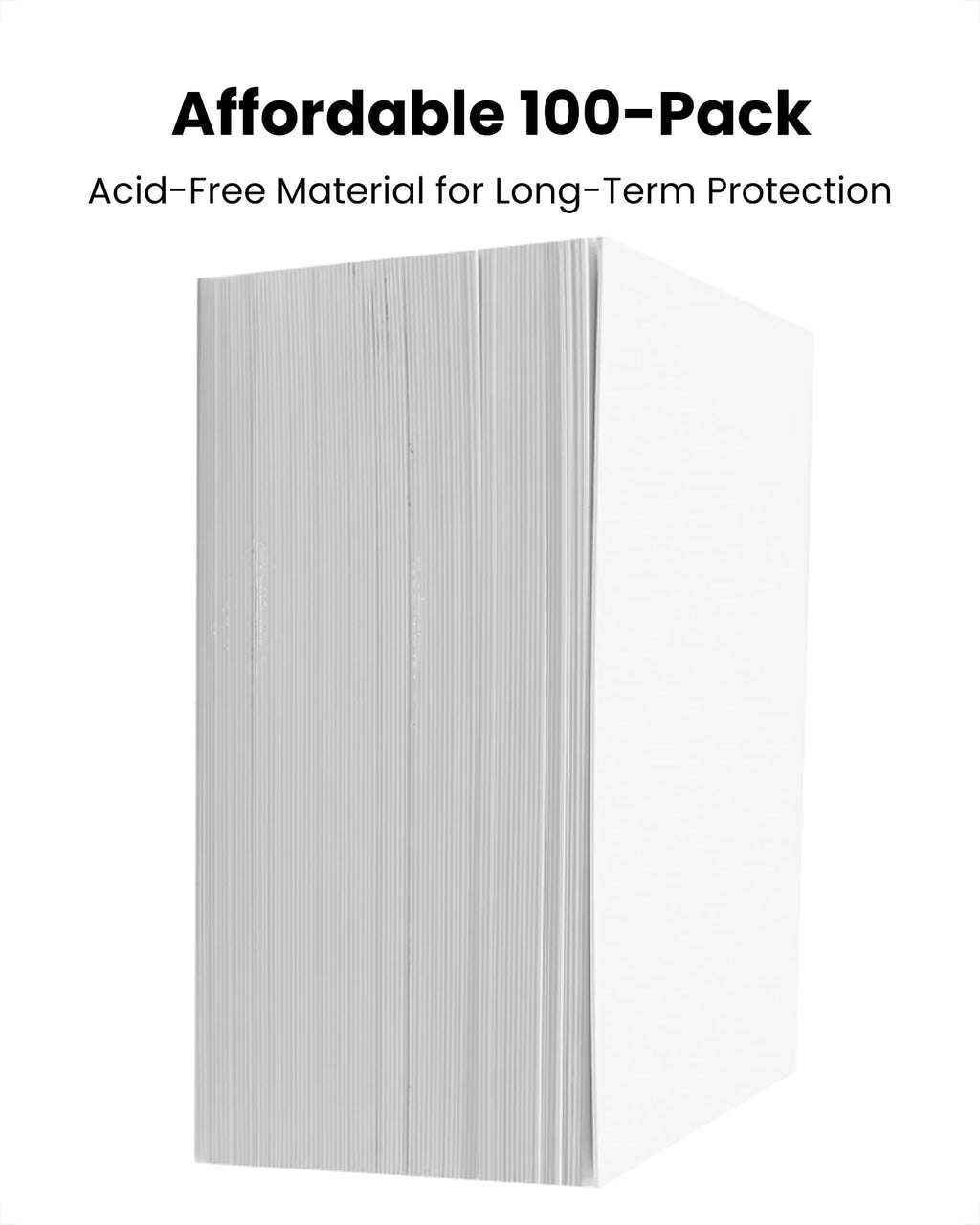 HYARUAT Magazine Boards – 100 Pack, 24pt Acid-Free, 8.5 x 11 Poster Board, Ideal for Magazine Storage & Fabric Organizer