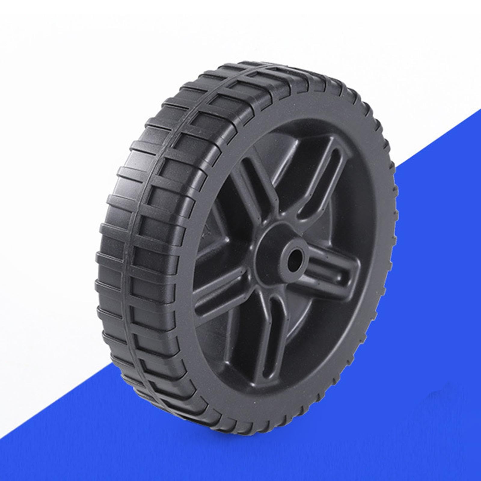 B Baosity BBQ Grill Replacement Wheels 7 Inch, 1 Pair Universal Wheels 175x45mm with 10mm Bore for Barbecue Grills Garden Carts Outdoor Equipment