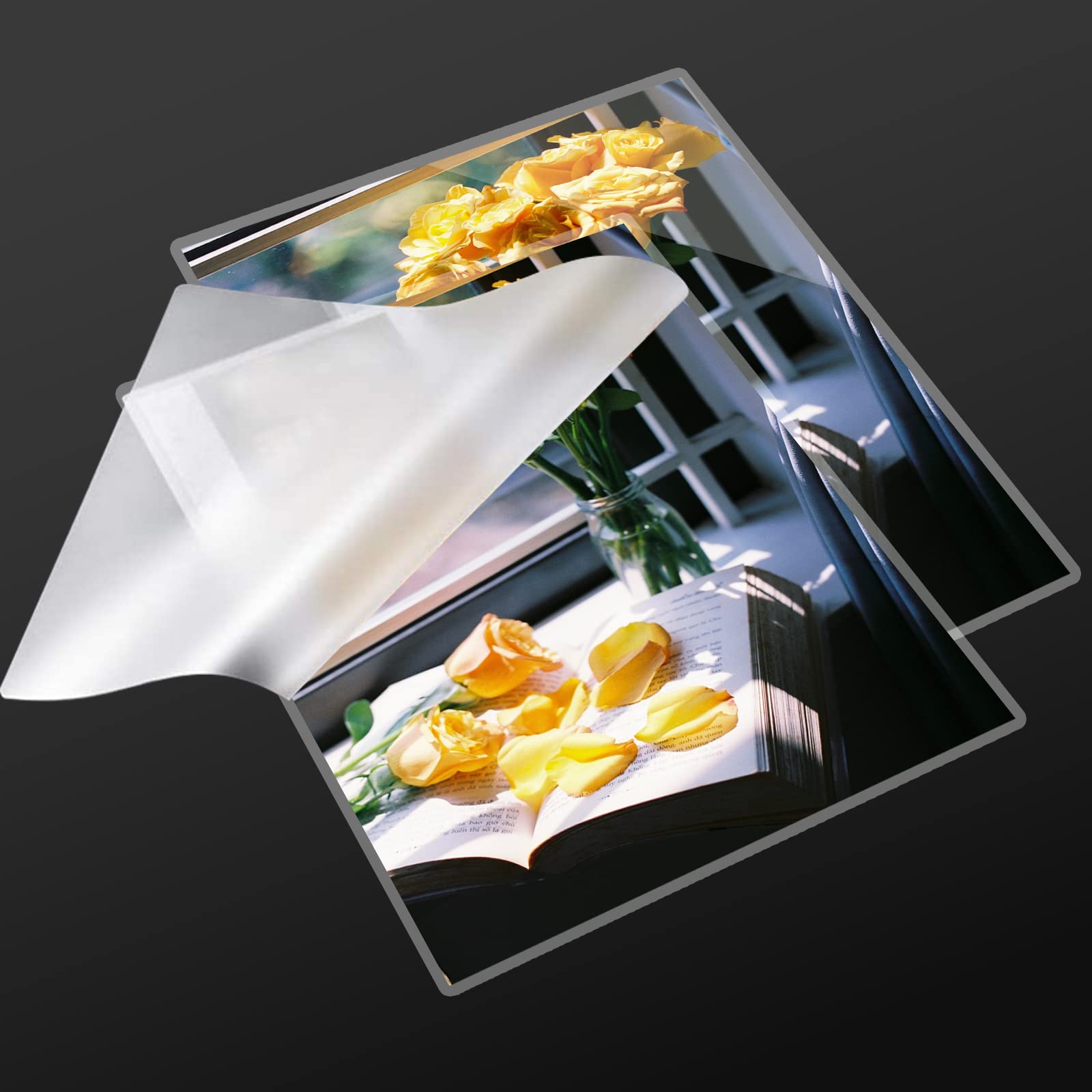 PAPRMA 3-MiL Laminating Sheets 200 Packs, Laminate Pouches Holds 8.5-x-11-inch Sheet, Clear Thermal Laminator Paper 9-x-11.5-inch