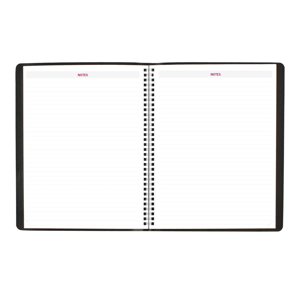 Brownline® 2026 Essential Monthly Planner, 14 Months, December 2025 to January 2027, Twin-Wire Binding, 11" x 8.5", Black (CB1262.BLK-26)
