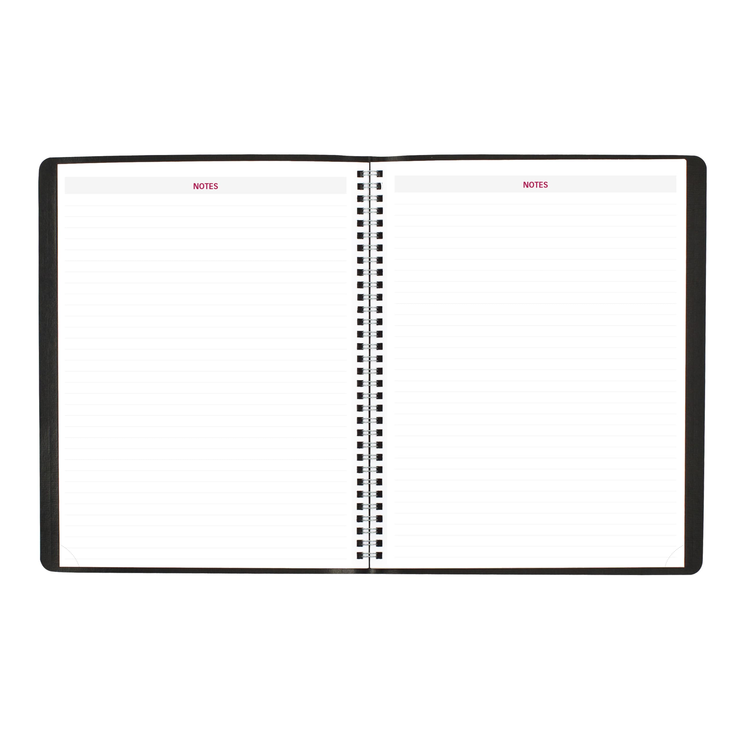 Brownline® 2026 Essential Monthly Planner, 14 Months, December 2025 to January 2027, Twin-Wire Binding, 11" x 8.5", Black (CB1262.BLK-26)