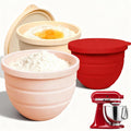 Naerza Silicone Bowl Liners Insert for Kitchen Aid Mixer 5 Qt, for KitchenAid Mixer Attachments and Accessories, Silicone Bowl Insert for Tilt-Head & Bowl-Lift Stand Mixers (Red+Beige+Pink)