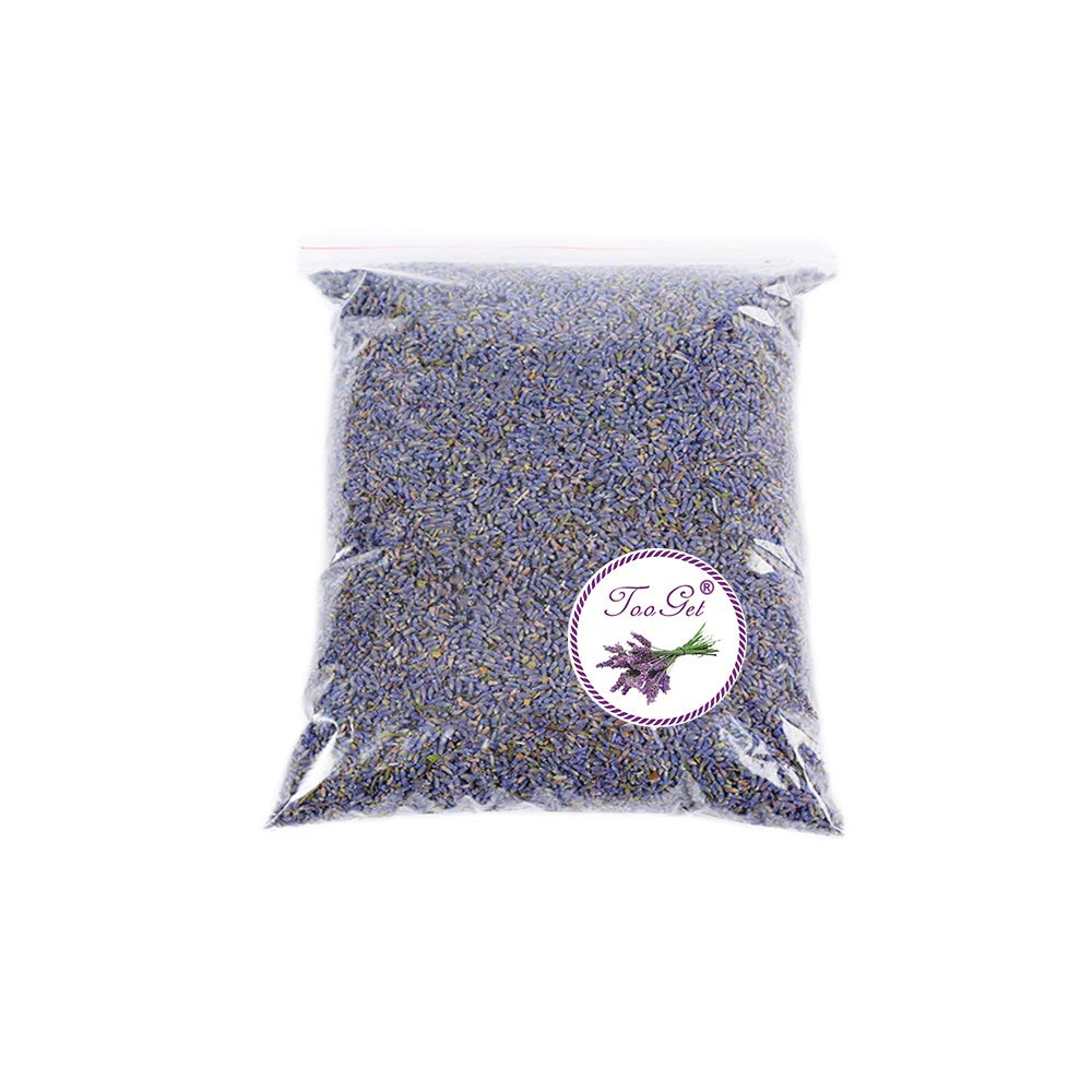 TooGet Fragrant Lavender Buds Organic Dried Flowers Wholesale, Ultra Blue Grade - 225g