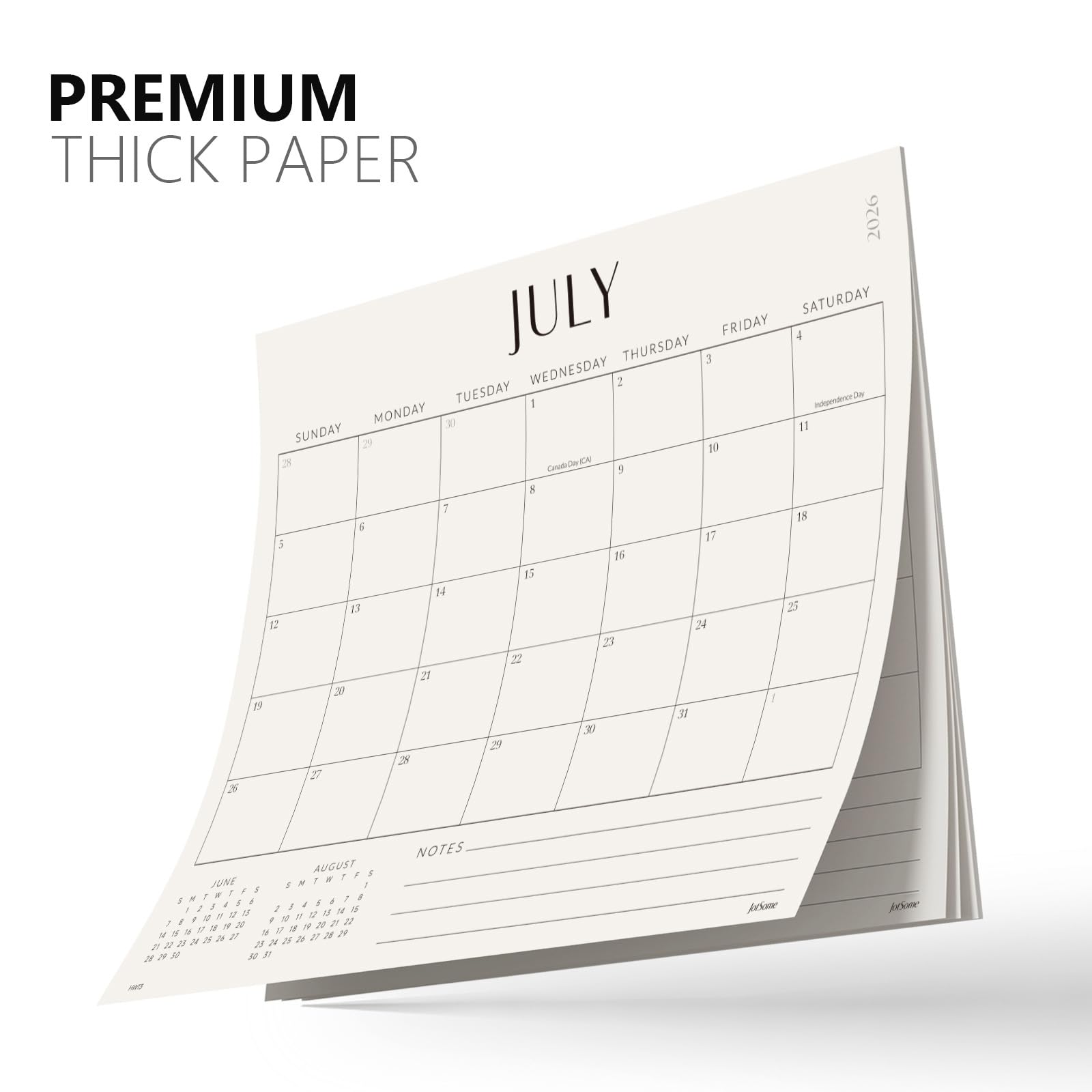 Jotsome Magnetic Calendar for Refrigerator 2026-2027, Monthly Fridge Calendar From January 2026 to June 2027 13x11 inch, Easy Planning