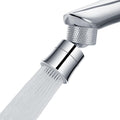 Hibbent 360° Swivel Kitchen Faucet Aerator - Solid Brass Dual Spray Mode, Bubble/Strong Spray with 1.8 GPM Flow Rate, Universal Fit for Standard 15/16" Female Thread & 55/64" Male Thread, Chrome