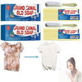 2Pcs Grand Canal Soap,Grand Canal Underwear Cleaning Soap, Laundry Stain Remover Bar, Gentle and Does Not Hurt Hands