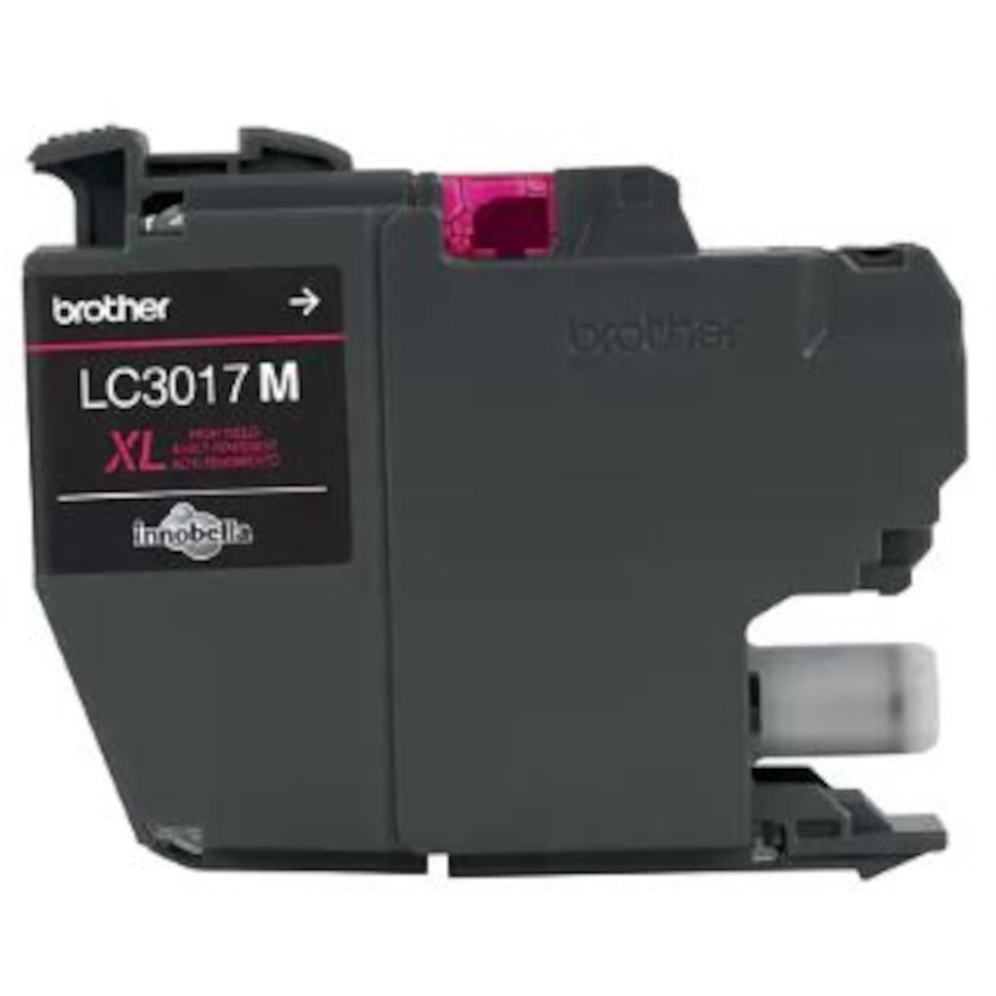 Brother Genuine LC3017MS High-Yield Magenta Ink Cartridge, Higher Yield for Value, Original Ink Replacement Cartridge, Ink for Brother Inkjet Printers MFC-J5330DW, MFC-J6930DW, MFC-J6530DW