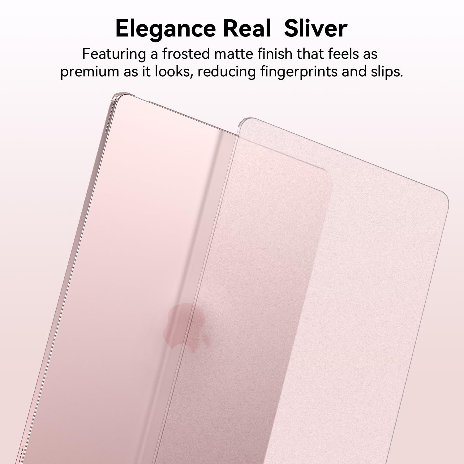EooCoo for MacBook Neo Case 13 inch 2026 A3404, 100% Match Official Color, Anti-Fingerprint & Scratch Sturdy Protective Hard Shell with Keyboard Cover, Laptop Accessories, Matte Blush Pink