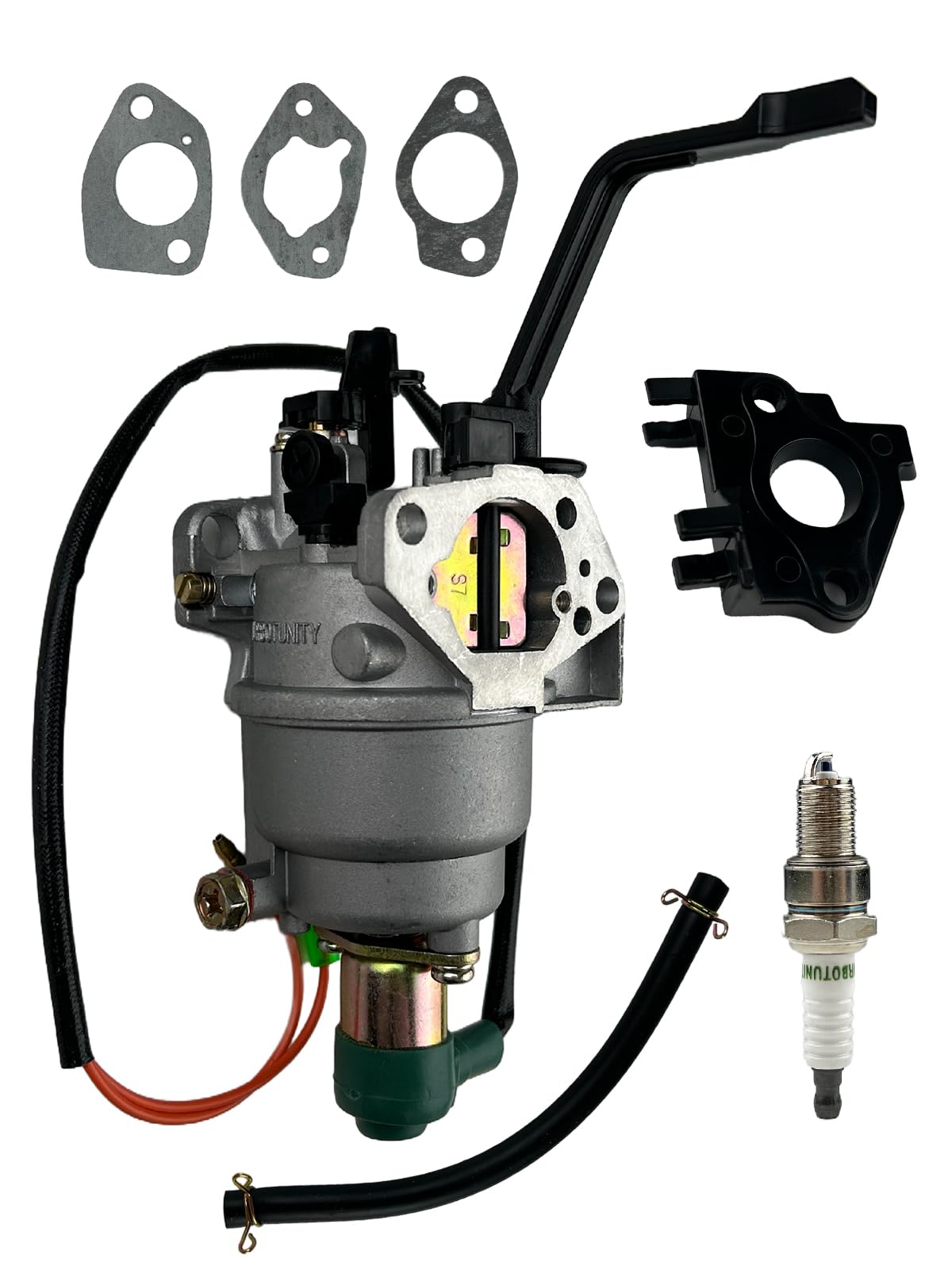 TURBOTUNITY Generator Carburetor Kit for Champion Predator Generac 420cc 439cc 459cc 11hp 13hp GX390 6500 8750 9000 5500 7000 8000 7500 9500 Watts