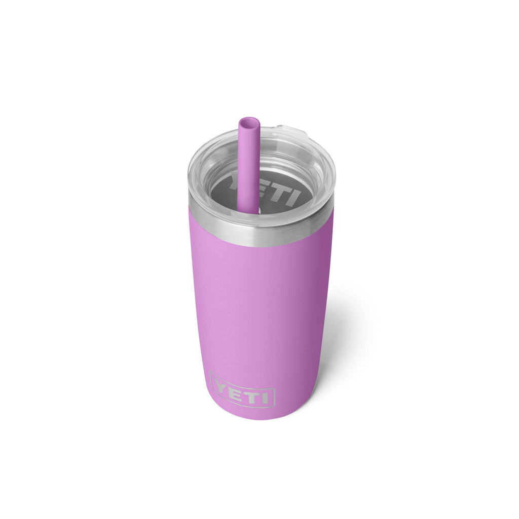 YETI Rambler Jr. 10 Oz Tumbler with Silicone Straw Lid, Desert Bloom