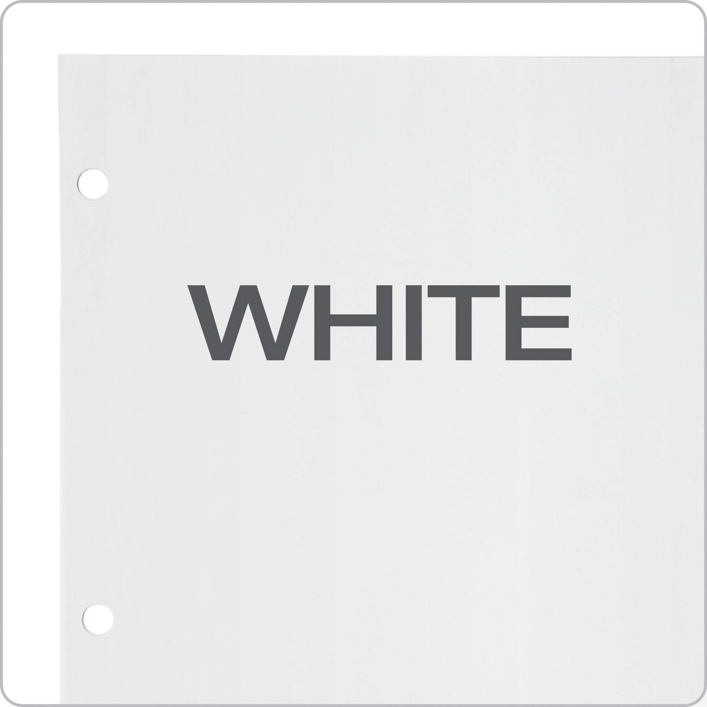 Oxford Binder Dividers, Blank Write-On, White, 1/8-Cut Tabs, Letter Size, 3-Hole Punched, 8 Tabs Per Set, 80 Dividers (10 Sets), for School, Office, and Home Organization