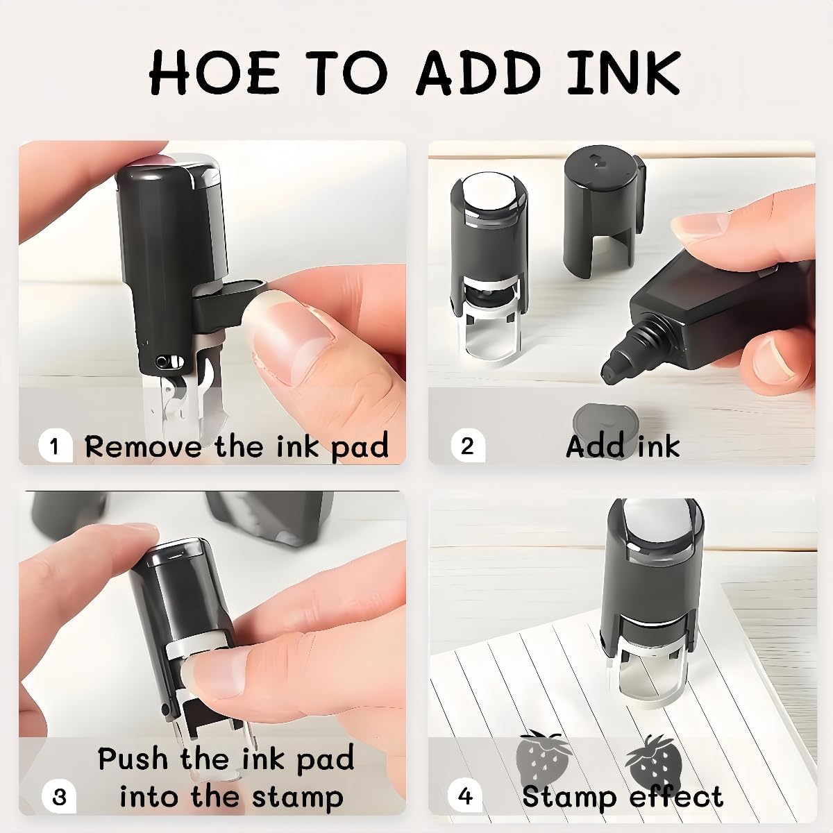 Personalized Custom Cup Coffee Stamp Self Inking,Custom Coffee Bean Stamp,Personalized Custom Return Address Stamps,Customized Rubber Stamps for Business Teacher (T-Coffee)