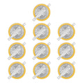 EEMB 10 Pack CR2025 Batteries 3V Lithium Button Coin Cell 2025 Gameboy Cartridge Tabs Solder, Color GBC CR2025 Replacement Gameboy Save Battery