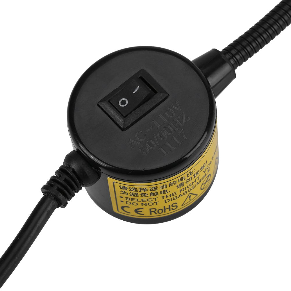 LED Light Magnetic Flexible Arm Multifunctional Worklight Daylight LEDs Craft Lights(US Plug 110V)