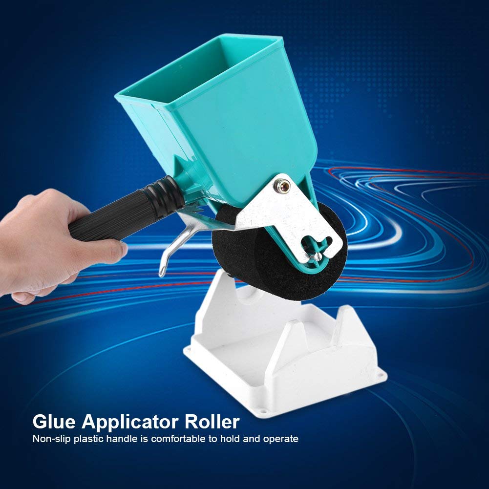 Glue Applicator Roller, DIY Handheld Adhesive Roller for Carpenter Woodworking Glue Spreader Dispenser Coated Glue Roller Spreading Adhesives Efficiently(3 inch)