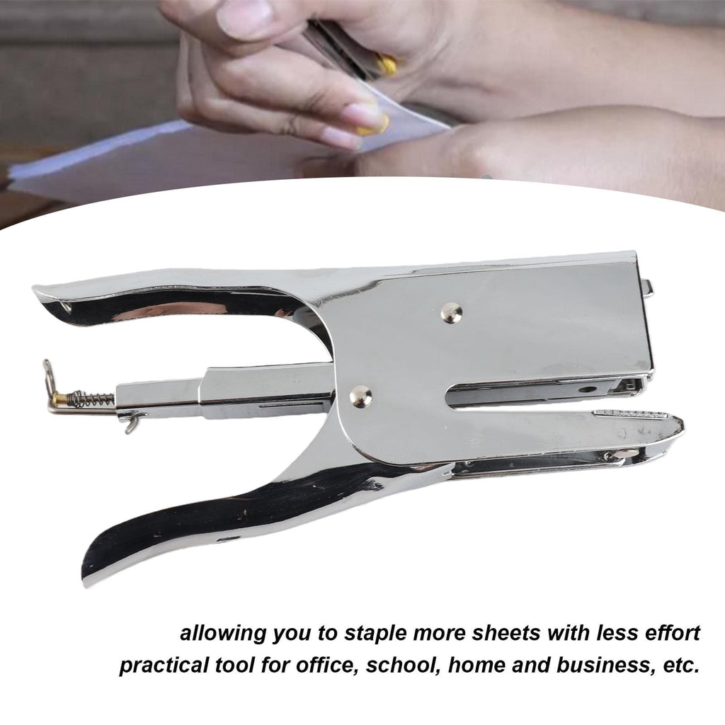 Heavy Duty Stapler, Large Capacity Metal Plier Office Stapler for 40 Sheets, Compact Handheld Stapler for School Home Office Use