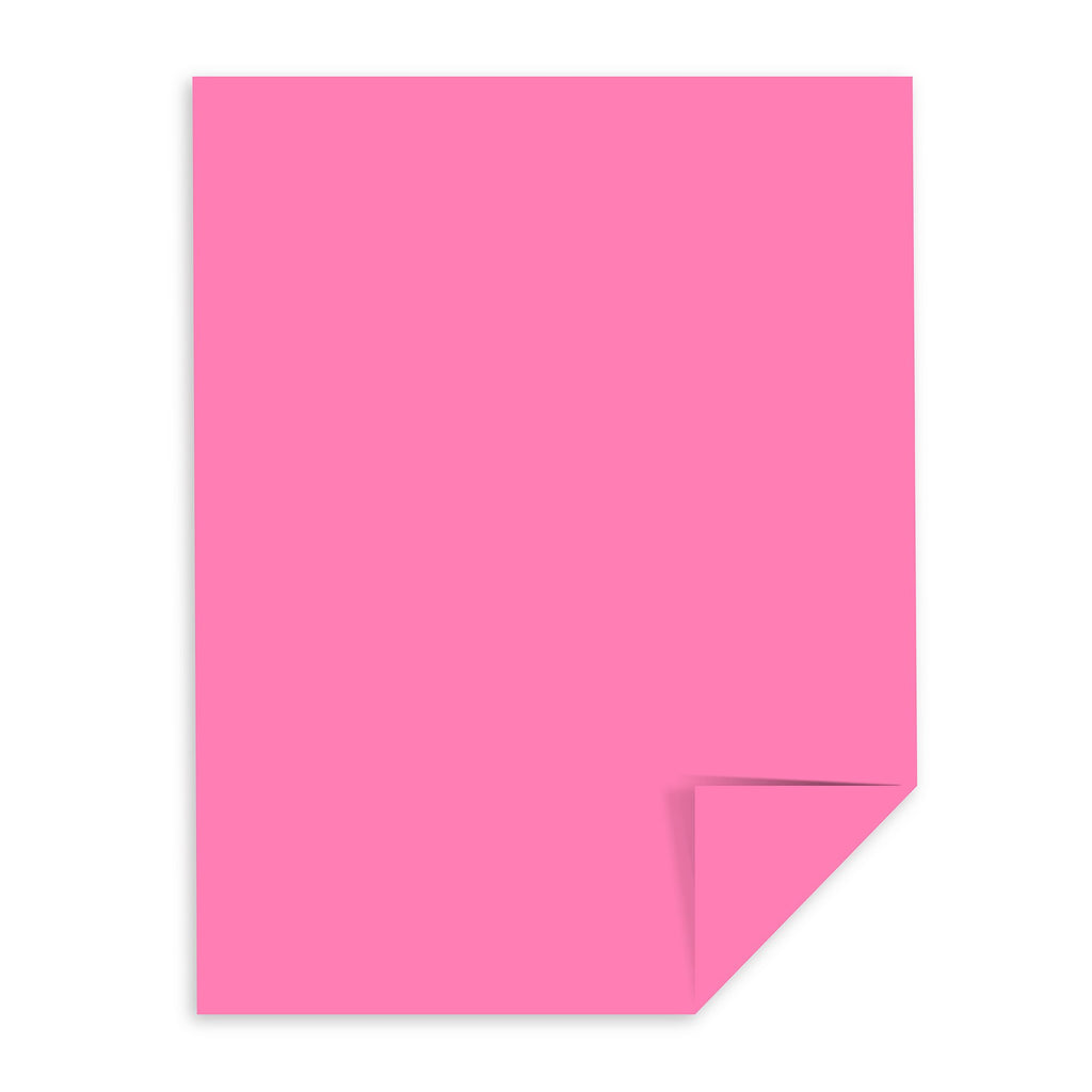 Neenah Astrobrights Premium Color Card Stock, 65-Pound, 8.5 x 11-Inch, 250 Sheets, Pulsar Pink