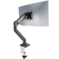 C-MOUNTS Single Monitor Arm Desk Mount，Gas Spring Monitors Arm for 17-32 inch Screens,Adjustable Computer Monitors Stand up to 4.4 to 19.8 lbs,Vesa Mount with Clamp and Grommet Base, VESA 75 & 100mm