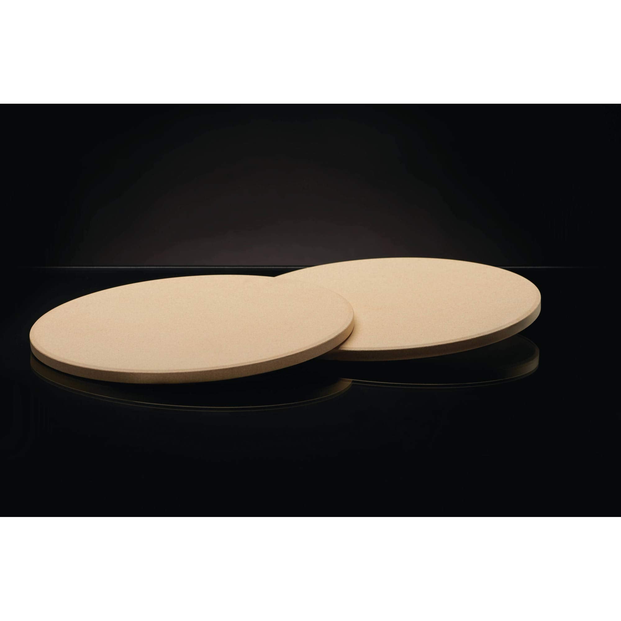 Napoleon Personal Sized Pizza Baking Stone Set - BBQ Grill Accessories, Two 10-inch Personal Pizza Baking Stones, Stone Oven Pizza, Pizzaria Results, Easy to Use, Use in BBQ Grill or Oven