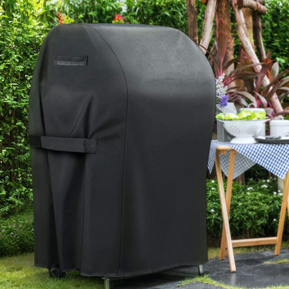 BBQ Grill Cover 50 Inch Heavy Duty Waterproof Barbecue Cover,40-Inch Heavy Duty 210d Oxford Waterproof Grill Cover,Dustproof and Windproof Barbecue Cover for Outdoor Suitable for Most Brands